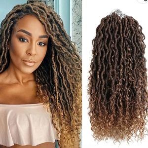 New Goddess Locs Crochet Hair 18 Inch (6 packs)